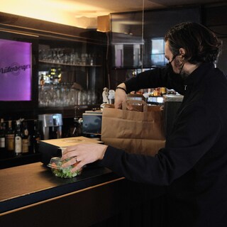 Bar in the Ludenberger restaurant