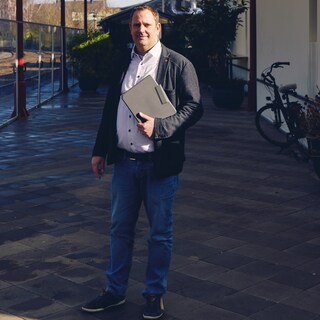 Il responsabile clienti Sven Dörkes in azione nella sua regione