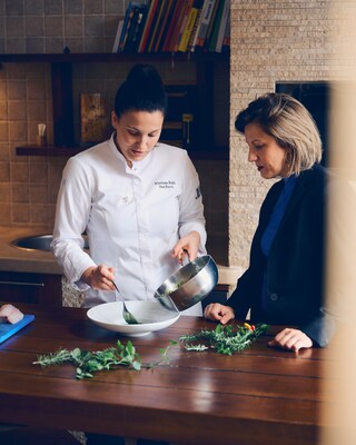 Head chef Floriana Ružić at work in the kitchen