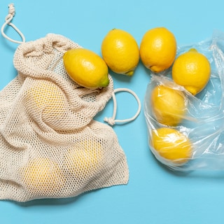 Incarto senza plastica per limoni biologici