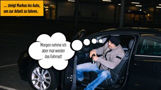 Nie przeszkadza mu wczesne wstawanie, ponieważ później ma jeszcze trochę czasu.