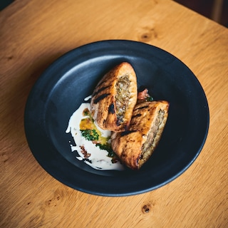 Haya Molcho's signature dish "Arayes"