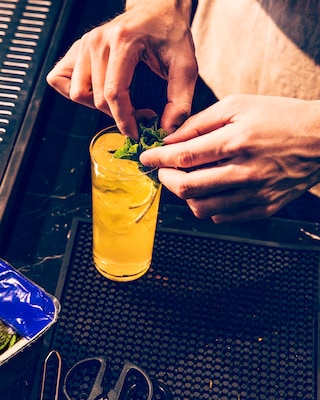 Cocktail con menta