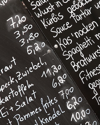 menue: clever pricing for more turnover