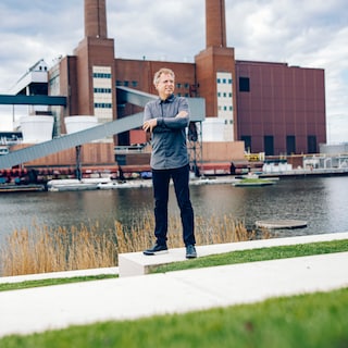 Sven Elverfeld outside of his restaurant