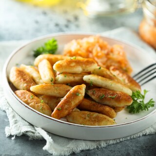 "Schupfnudeln" or finger dumplings