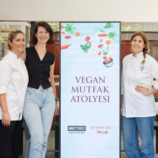Laboratorio vegano con Belkis e METRO Turchia