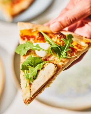 Ein Stück Pizza