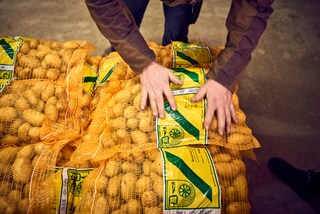 Le patate sono confezionate