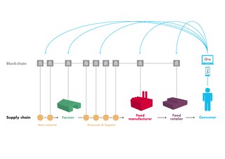 Infografica sulla blockchain